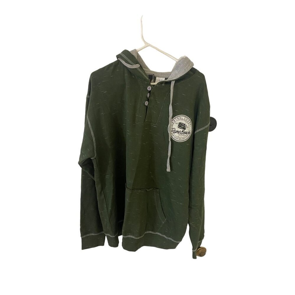 NWT Avalon Apparel Men's Hooded Palm Beach California Sweater - Large